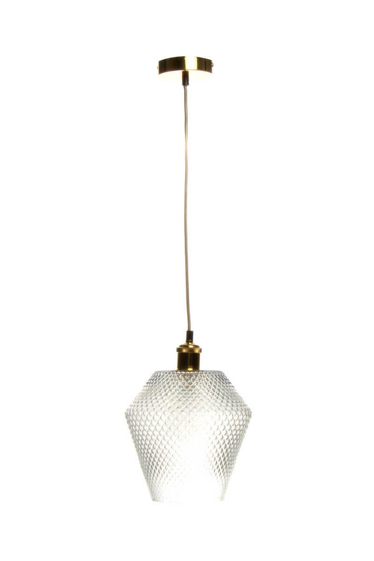 Hängeleuchte Nomi H: 27 cm 1-Flammig - Klar, Trend, Glas (22/27/22cm) - Kayoom