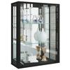 Hängevitrine Udina Schwarz B: 60 Cm - Schwarz, MODERN, Glas/Holz (60/80/25cm) - MID.YOU