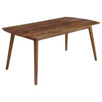 Jídelní stůl masív 120 - barvy sheesham, Moderní, dřevo (120/77/60cm) - MID.YOU