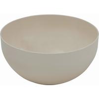Schüssel Kunststoff Creme Ganja 6 L , DxH: 28x13,5 cm - Creme, KONVENTIONELL, Kunststoff (28/13,5cm) - James Wood
