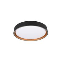 LED-DECKENLEUCHTE R64391080 FELIS - Goldfarben/Schwarz, Basics, Kunststoff (40/7,5cm)