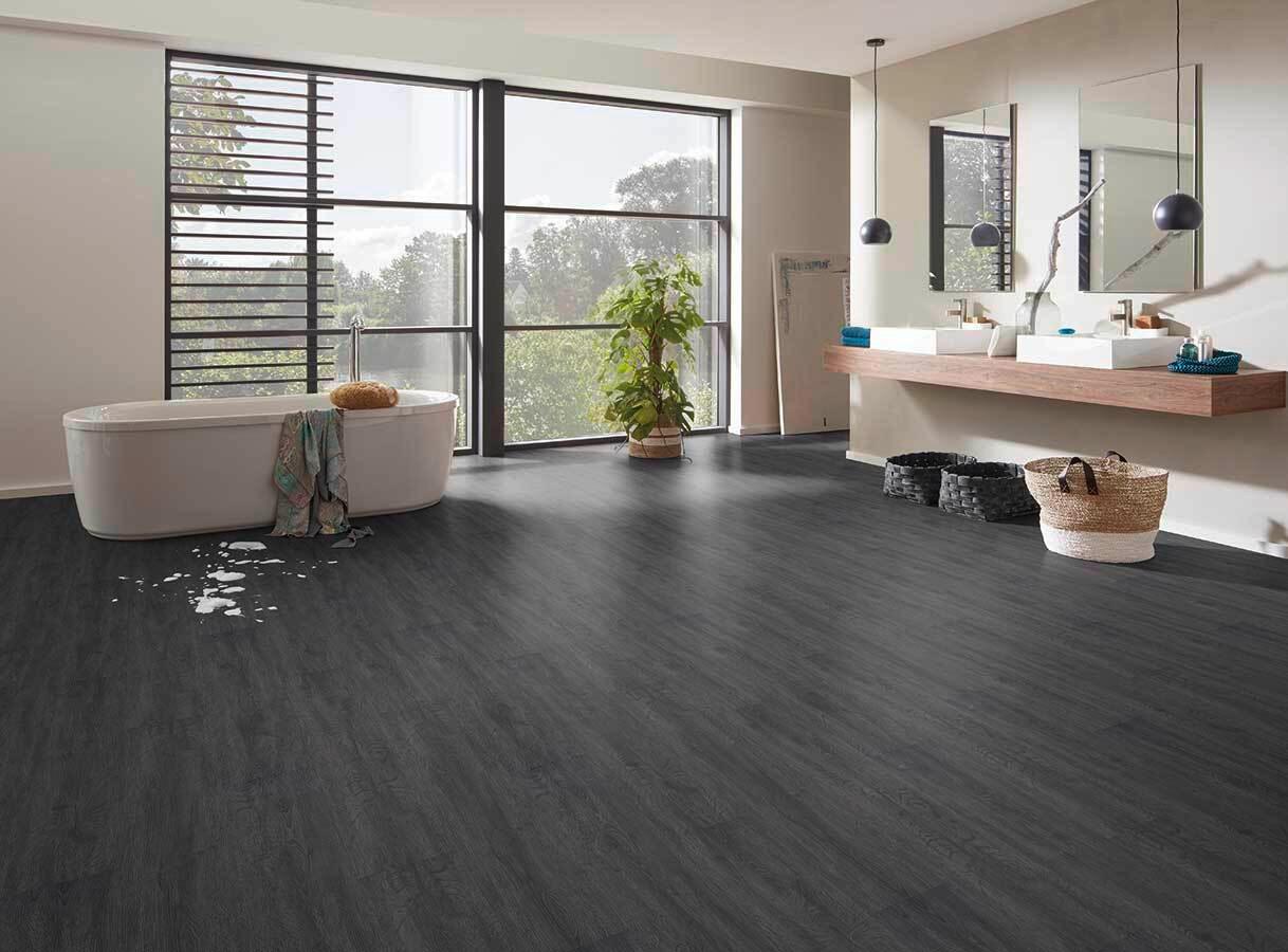 Designboden Eichefarben Landhausdiele Stärke 3,8mm - Eichefarben, Basics, Kunststoff (122/22.8/0.38cm)