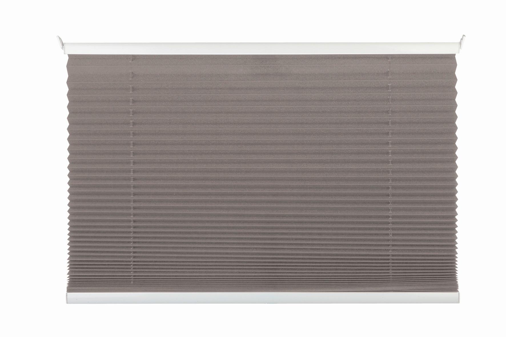 PLISSEE Free Taupe B: 75 cm - Taupe, Design, Textil (75/130cm) - Homeware