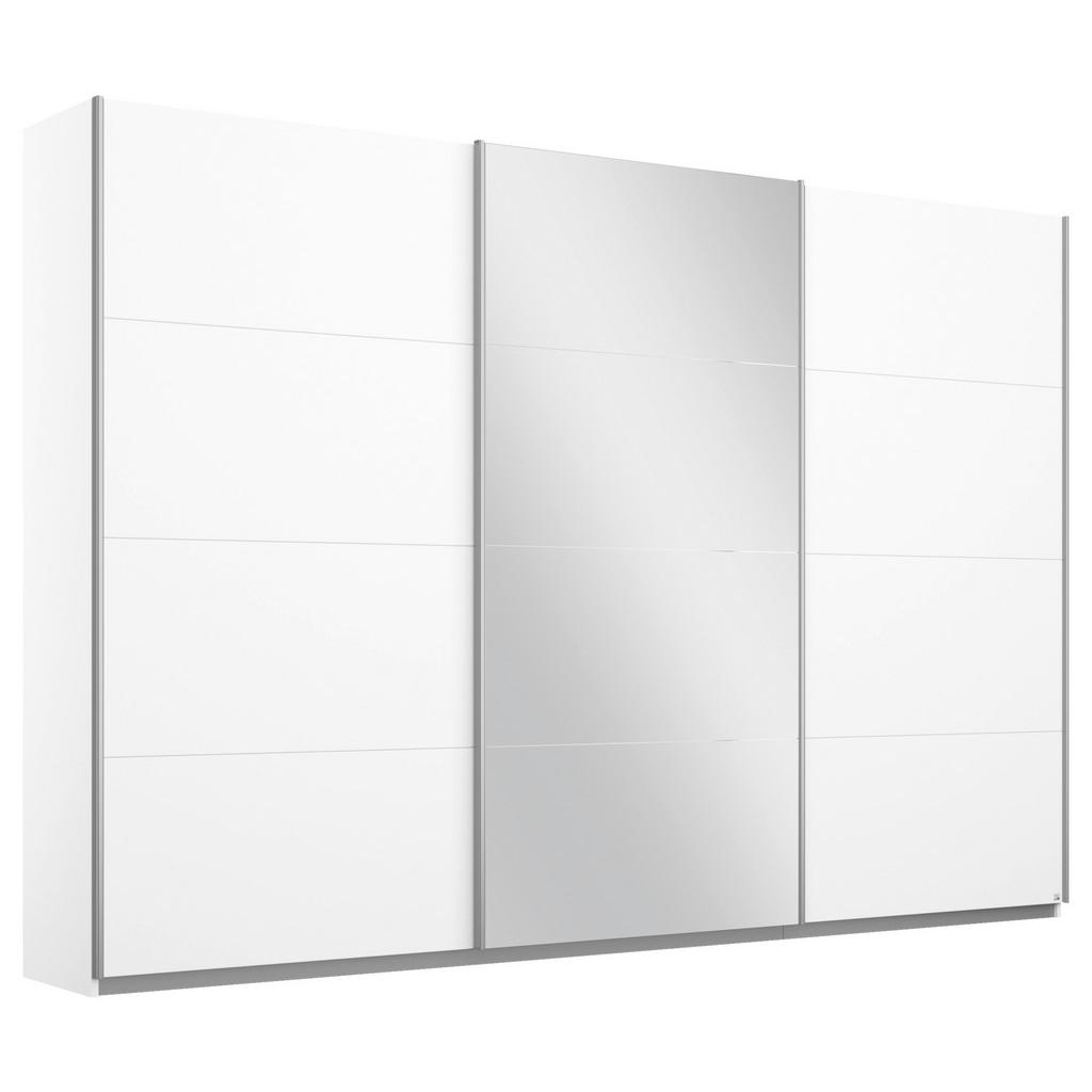 Schwebetürenschrank Mit Spiegel 271 cm Belluno, Weiß