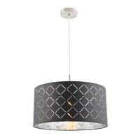 Hängeleuchte Kidal H: 120 Cm 1-Flammig, - Design, Textil/Metall (40/140cm) - Globo