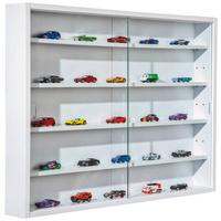 ZÁVESNÁ VITRÍNA COLLECTY - biela, kompozitné drevo/sklo (80/60/9.50cm) - Mömax