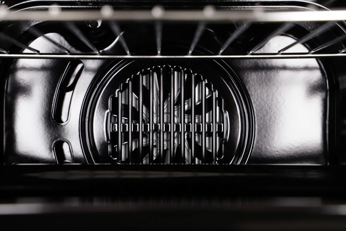 EINBAUBACKOFEN Schwarz B: 59,4cm - Schwarz, Trend, Glas/Metall (59,4/59,5/52,1cm) - Respekta