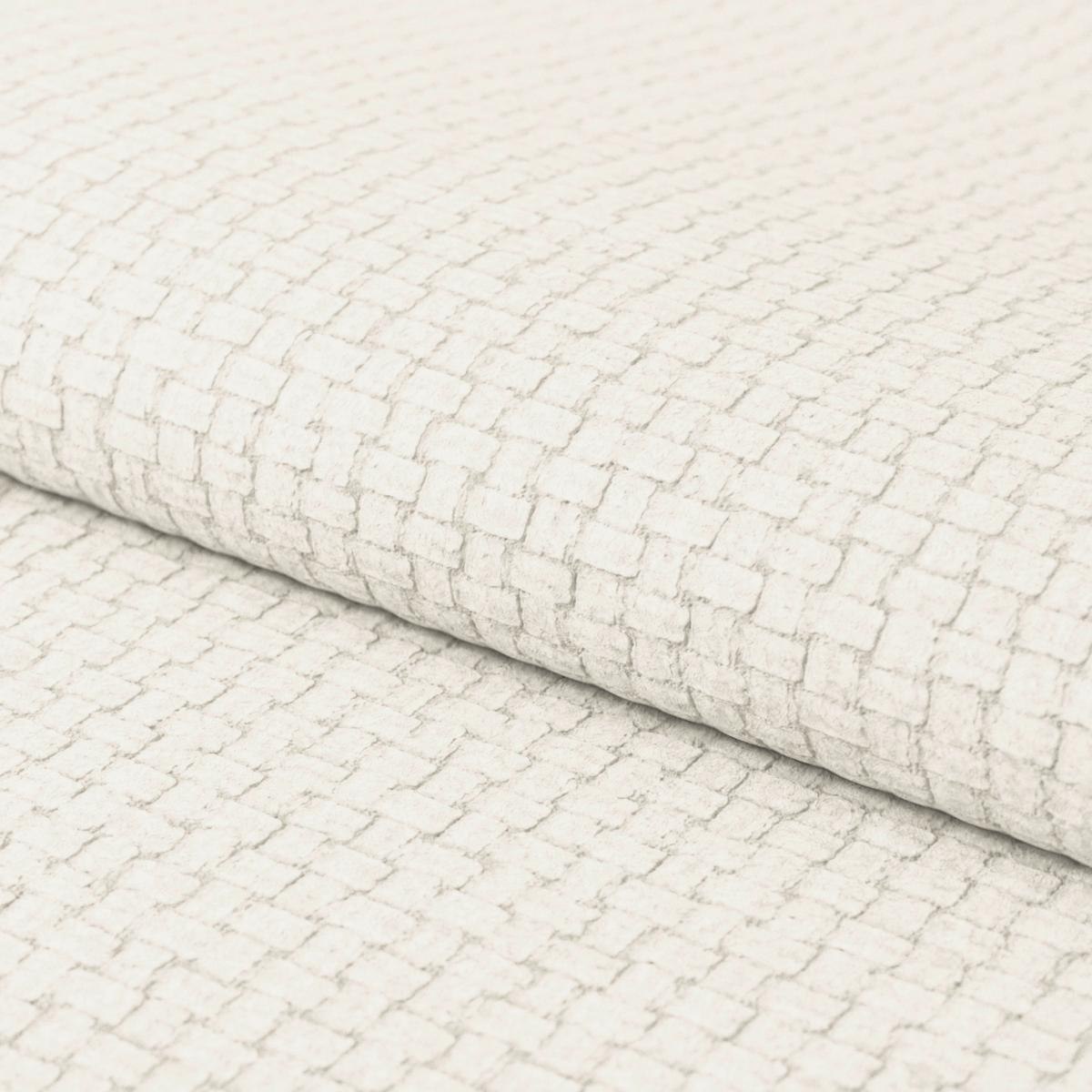 Ecksofa mit Bettfunktion Malaga new Chenille elfenbein - Elfenbein/Schwarz, KONVENTIONELL, Textil (203/286cm) - Ondega