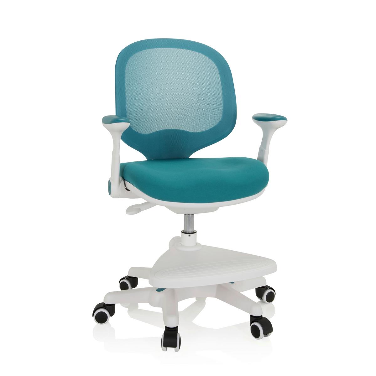 Jugenddrehstuhl Kid Ergo Blau/weiß Bis 80 Kg - Blau/Weiß, MODERN, Kunststoff/Textil (56/89/52cm) - MID.YOU