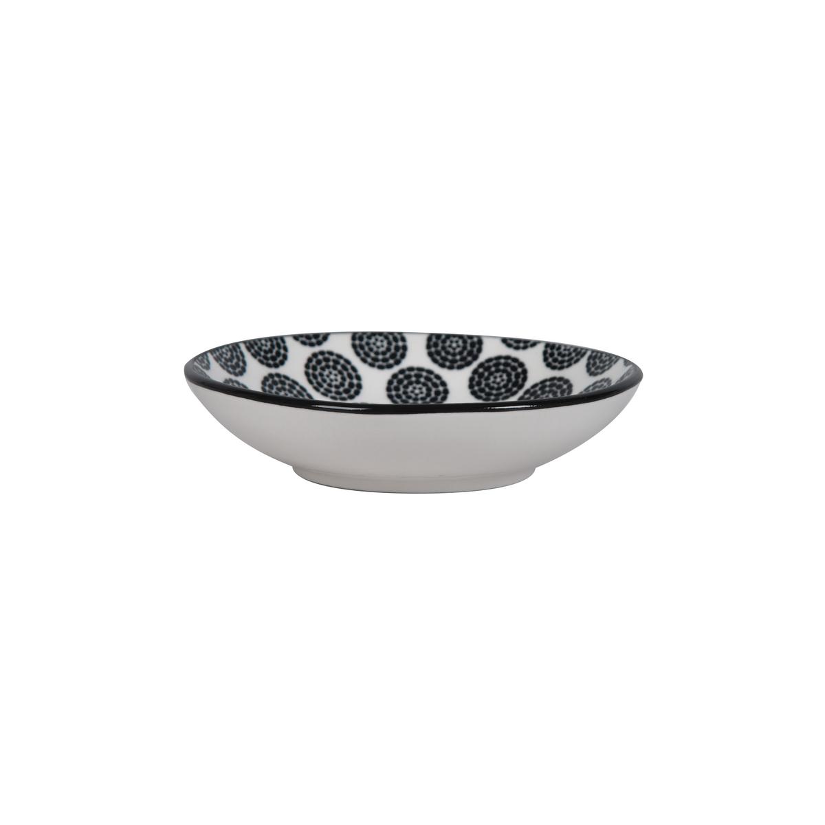 Miska na dip SHIVA - bílá/černá, Lifestyle, keramika (10,1/2,4cm) - Mömax