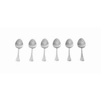 Kávéskanál 6db-os Angela - nemesacélszínű, Konventionell, fém (14cm) - Luca Bessoni