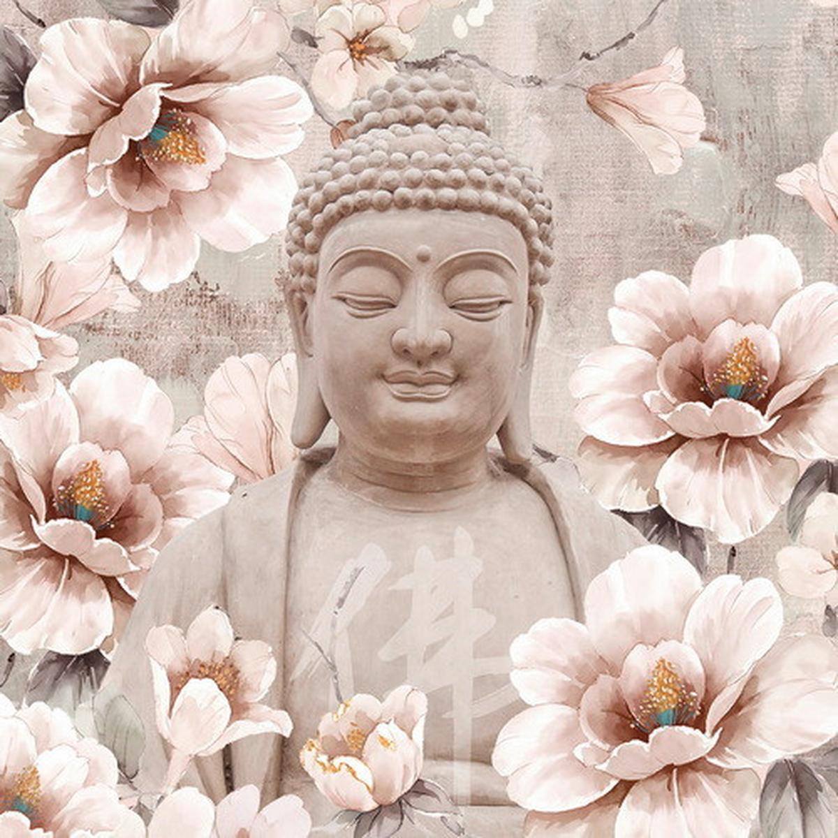 Vászonkép 28/28cm - többszínű, Basics, textil (28/28cm)