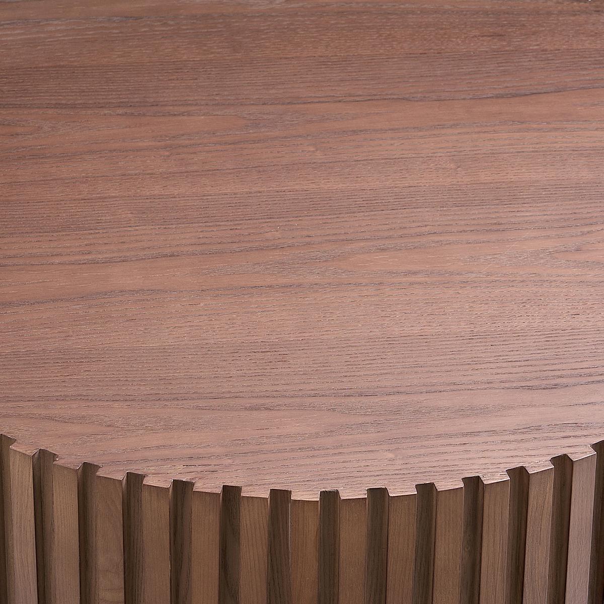 Couchtisch Walnussfarben D: 80 Cm - Walnussfarben, MODERN, Holzwerkstoff (80/80/34cm) - Livetastic