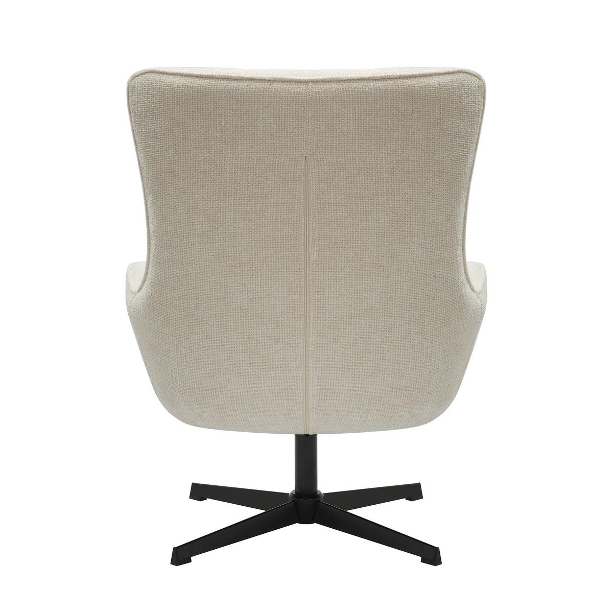 Sessel Beige B: 81 Cm - Beige/Schwarz, MODERN, Textil (81/103/85cm) - Livetastic