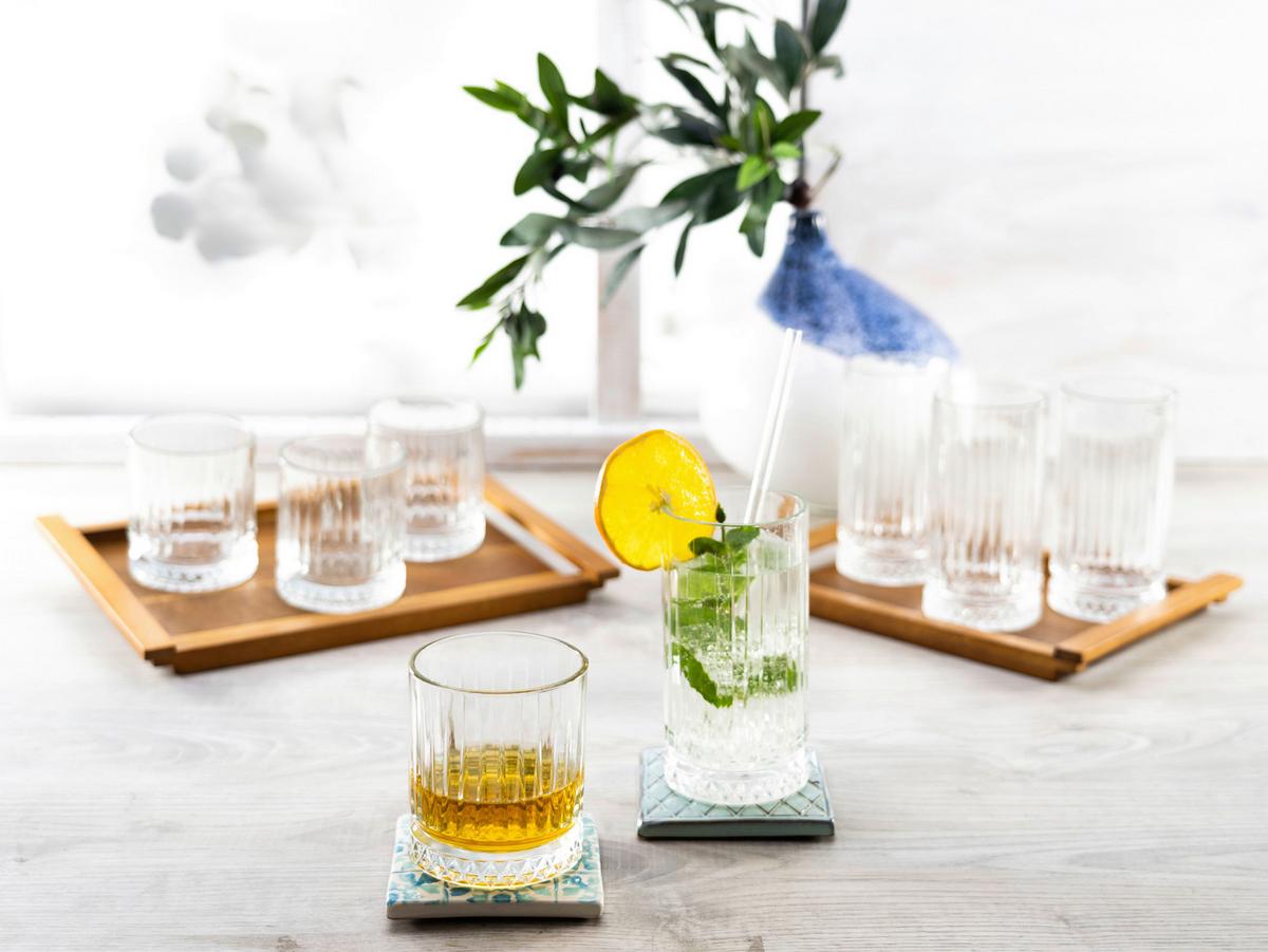 Whiskeyglas 4er-Set Je ca. 355 ml - Klar, Basics, Glas - Creatable