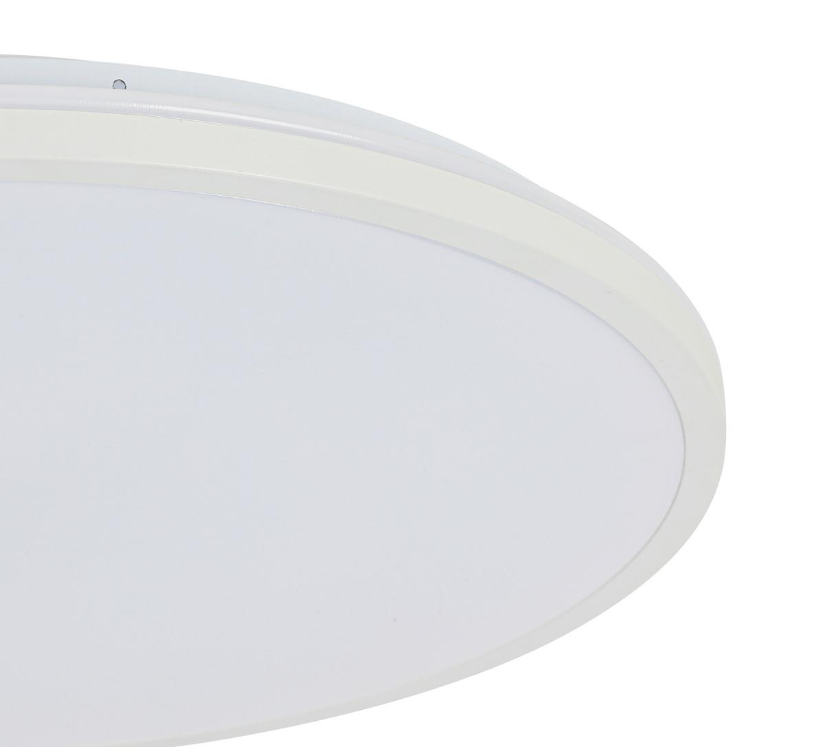 Led-deckenleuchte, 4000k Cesur - Weiß, Basics, Kunststoff/Metall (39,2/4,2cm) - Luca Bessoni