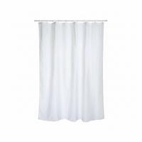 Duschvorhang Snow Polyester ca. 140x180 cm - Weiß, Basics, Textil (140/180cm) - MSV