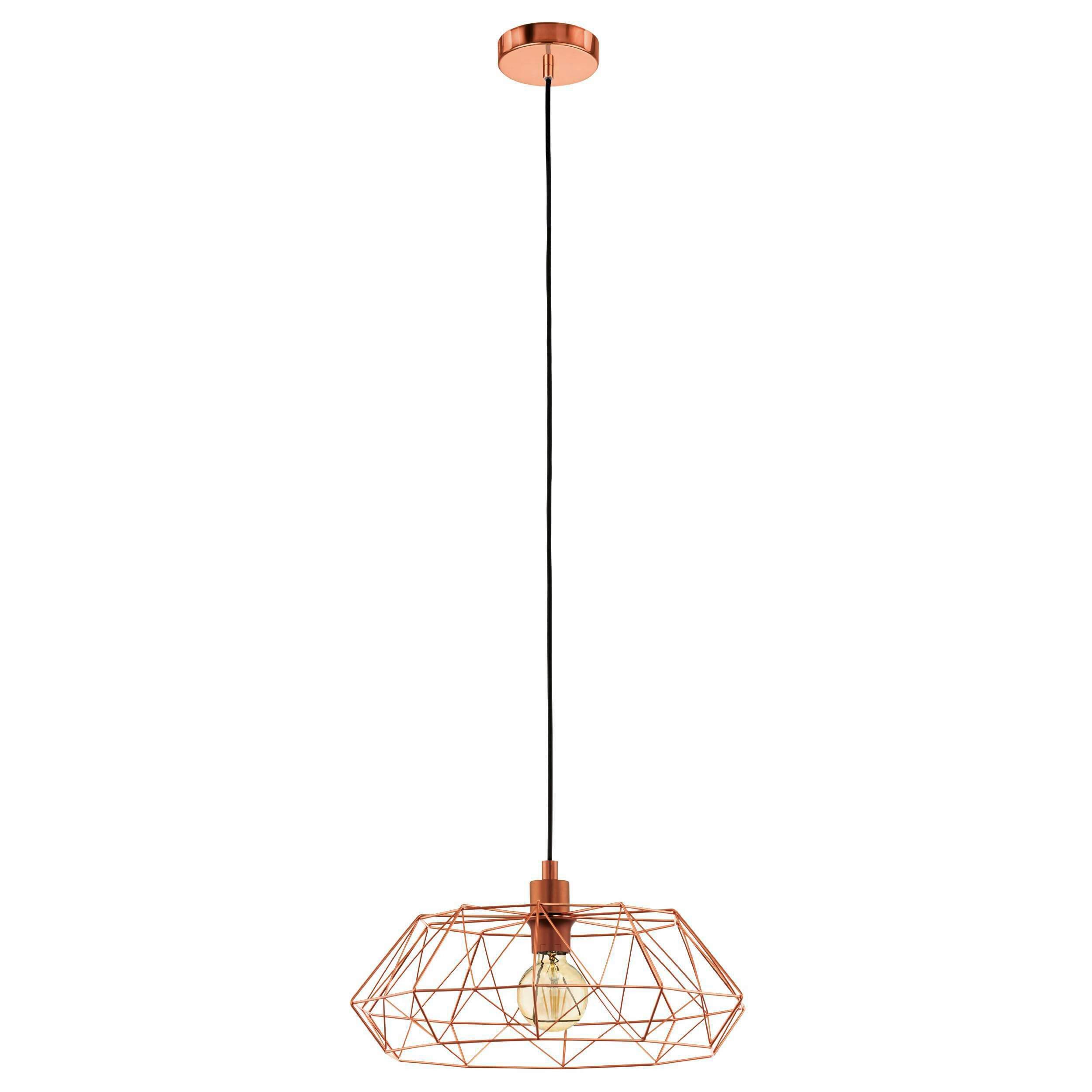 Hängeleuchte 49488  'carlton 2' - Kupferfarben, KONVENTIONELL, Metall (45,5/110cm) - Eglo