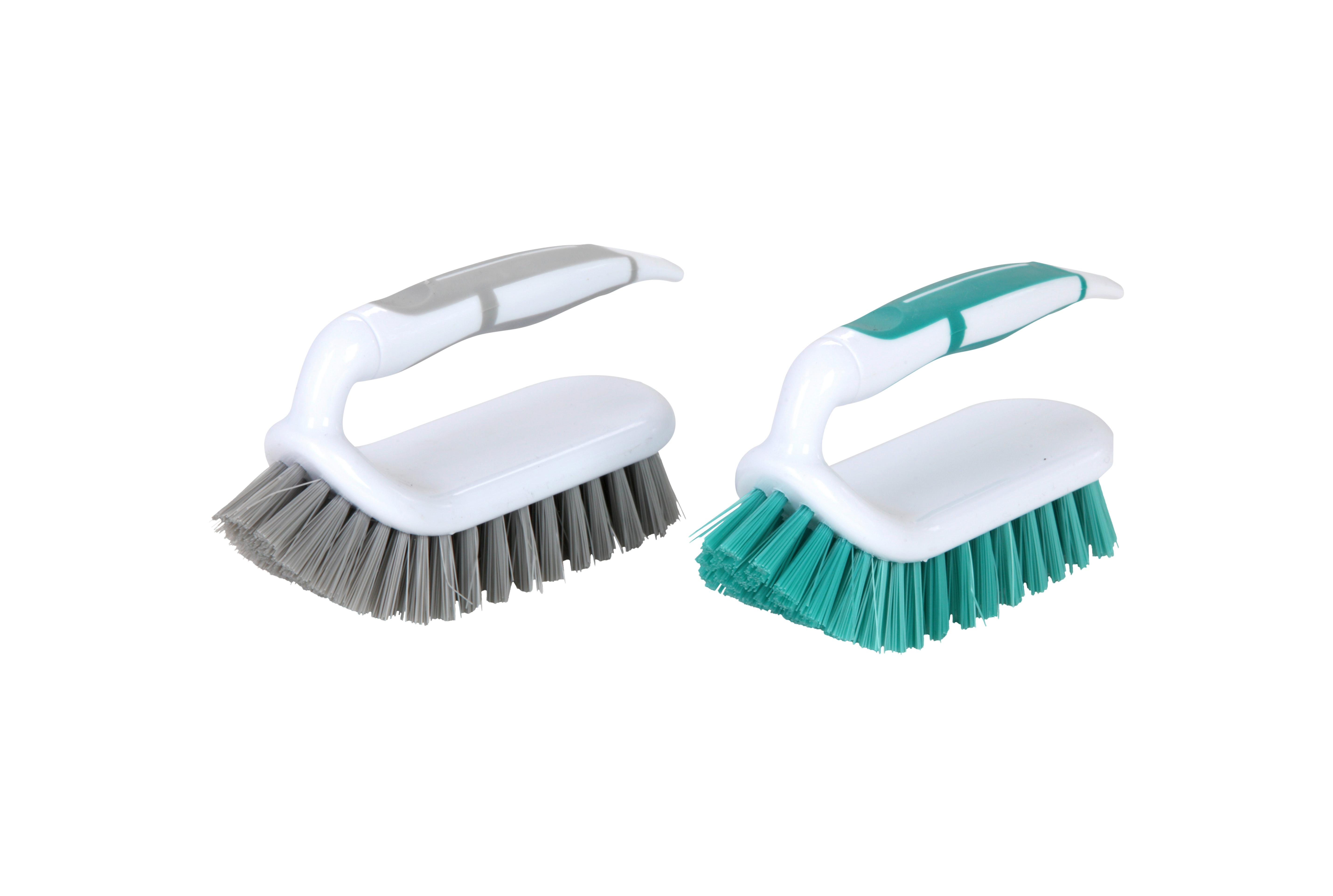 Súrolókefe 2k - kék/zöld, Konventionell, műanyag (5/16cm) - Ondega