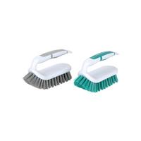 Scheuerbürste L: 16 Cm Kunststoff-Borsten Ergonomisch - Blau/Grün, KONVENTIONELL, Kunststoff (5/16cm) - Ondega