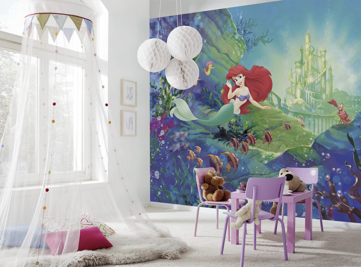 Fototapete Arielles´s Castle - Multicolor, Design, Papier (368/254cm) - Disney