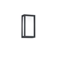 Außenwandleuchte Timok 6w Aluminium Acryl, Wandmontage - Anthrazit, Design, Naturmaterialien/Kunststoff (15,5/10,5/29,8cm) - Trio Leuchten