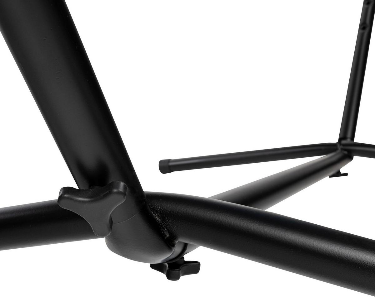 Hängematte mit Gestell Multicolor - Multicolor/Schwarz, Basics, Textil/Metall (270/120/115cm)