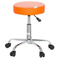 Bürohocker Operator Ii Orange - Chromfarben/Orange, MODERN, Kunststoff/Textil (57/45/57cm) - MID.YOU