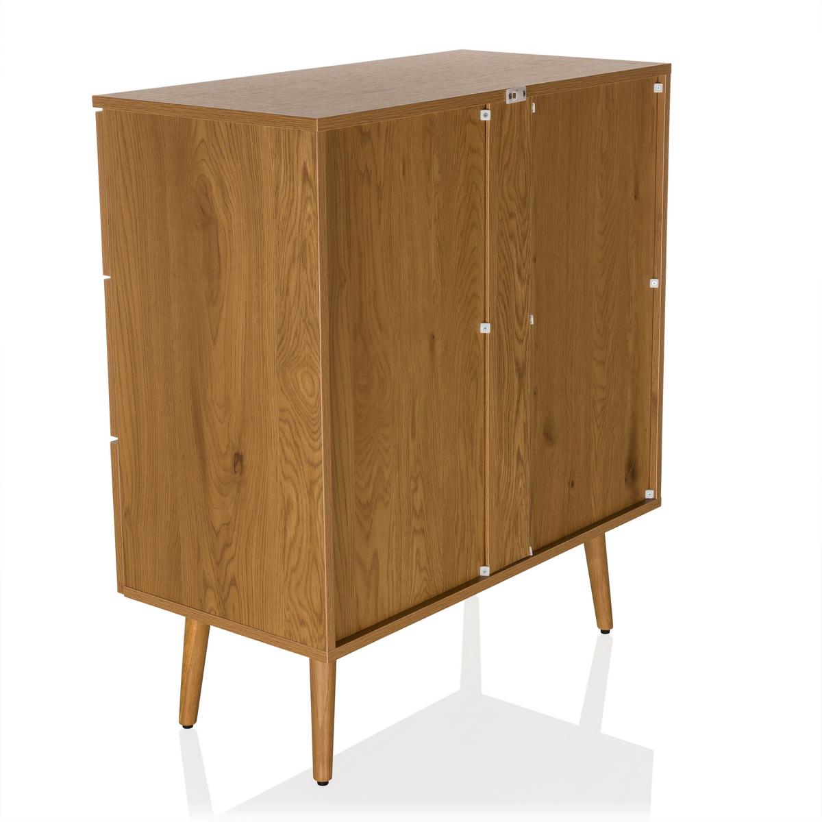 Kommode Boheo Eichefarben B: 80 Cm - Eichefarben, MODERN, Holzwerkstoff (80/90/40cm) - MID.YOU