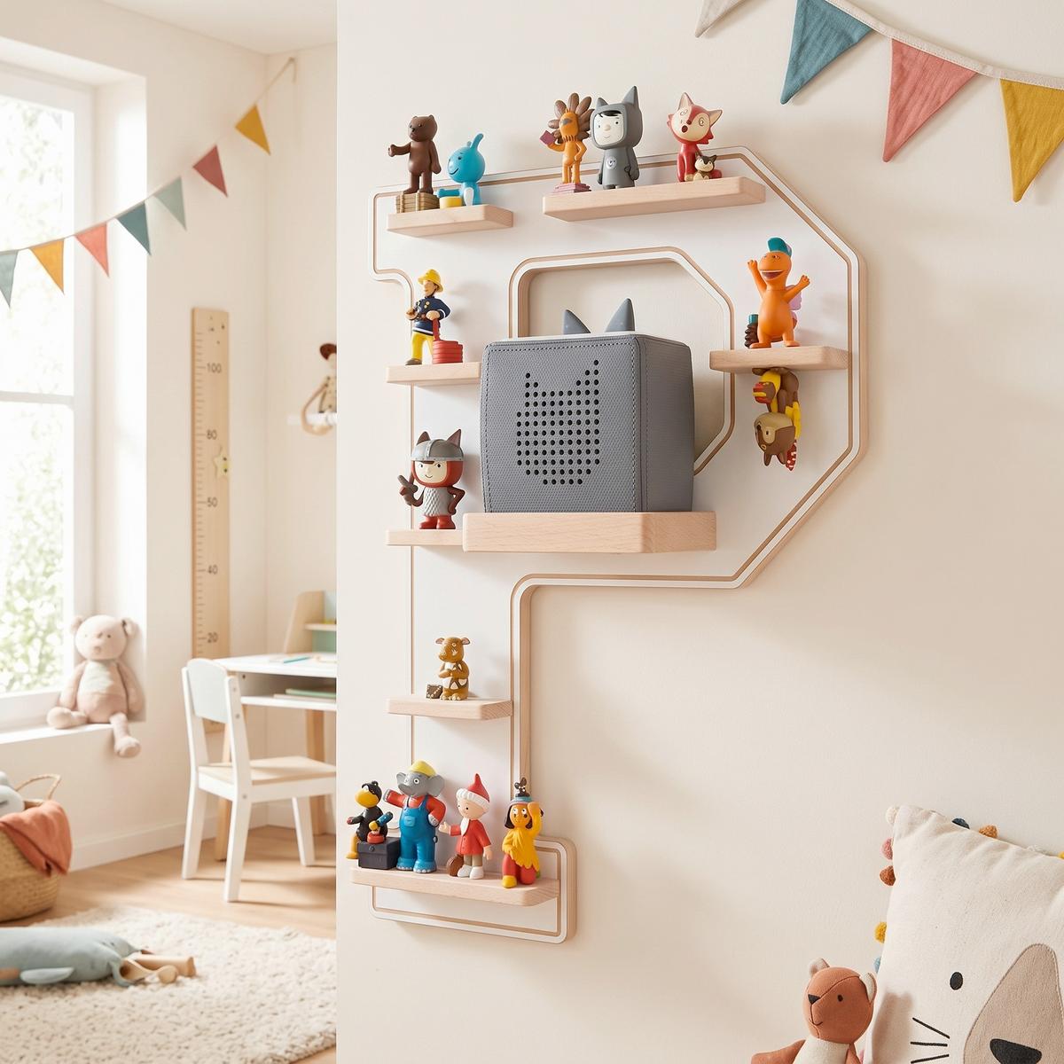 Kinderregal Boarti Weiß B: 40 cm - Weiß, MODERN, Holzwerkstoff (40/54cm) - Livetastic