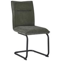 ŽIDLE NOVA - černá/zelená, Moderní, kov/textil (47/90/61cm) - Premium Living