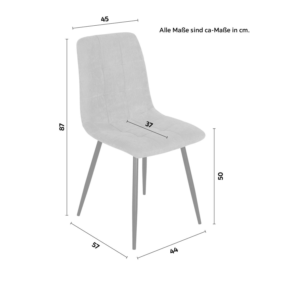 ŽIDLE NINO - černá/žlutá, Moderní, kov/dřevo (45/87/57cm) - Mömax