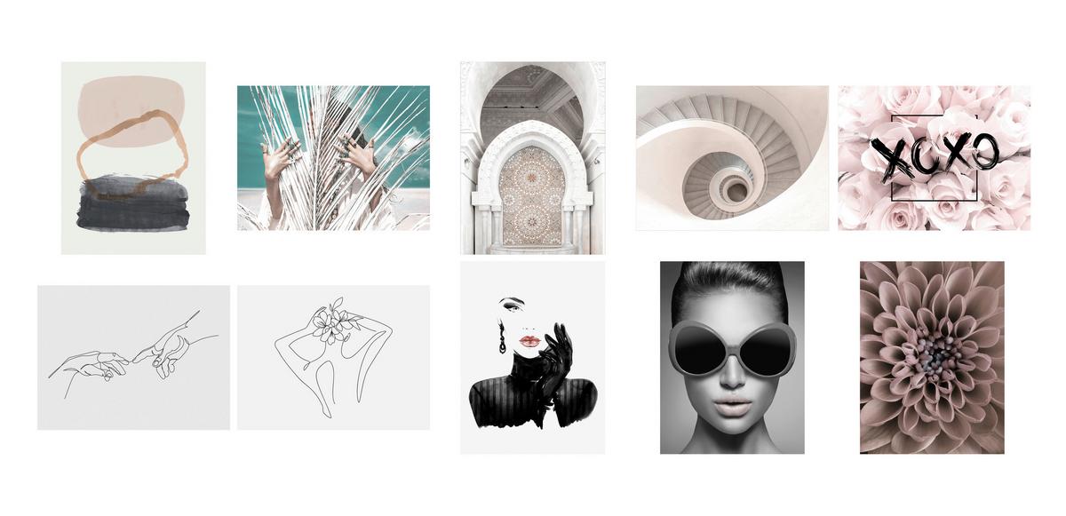 PLAKÁT VINCENT - vícebarevná, papír (30/40cm) - Modern Living