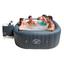 Whirlpool Aufblasbar Lay-Z-Spa Hawaii Hydrojet 180x180x71 cm - Dunkelgrau, Kunststoff (180/180/71cm) - Bestway