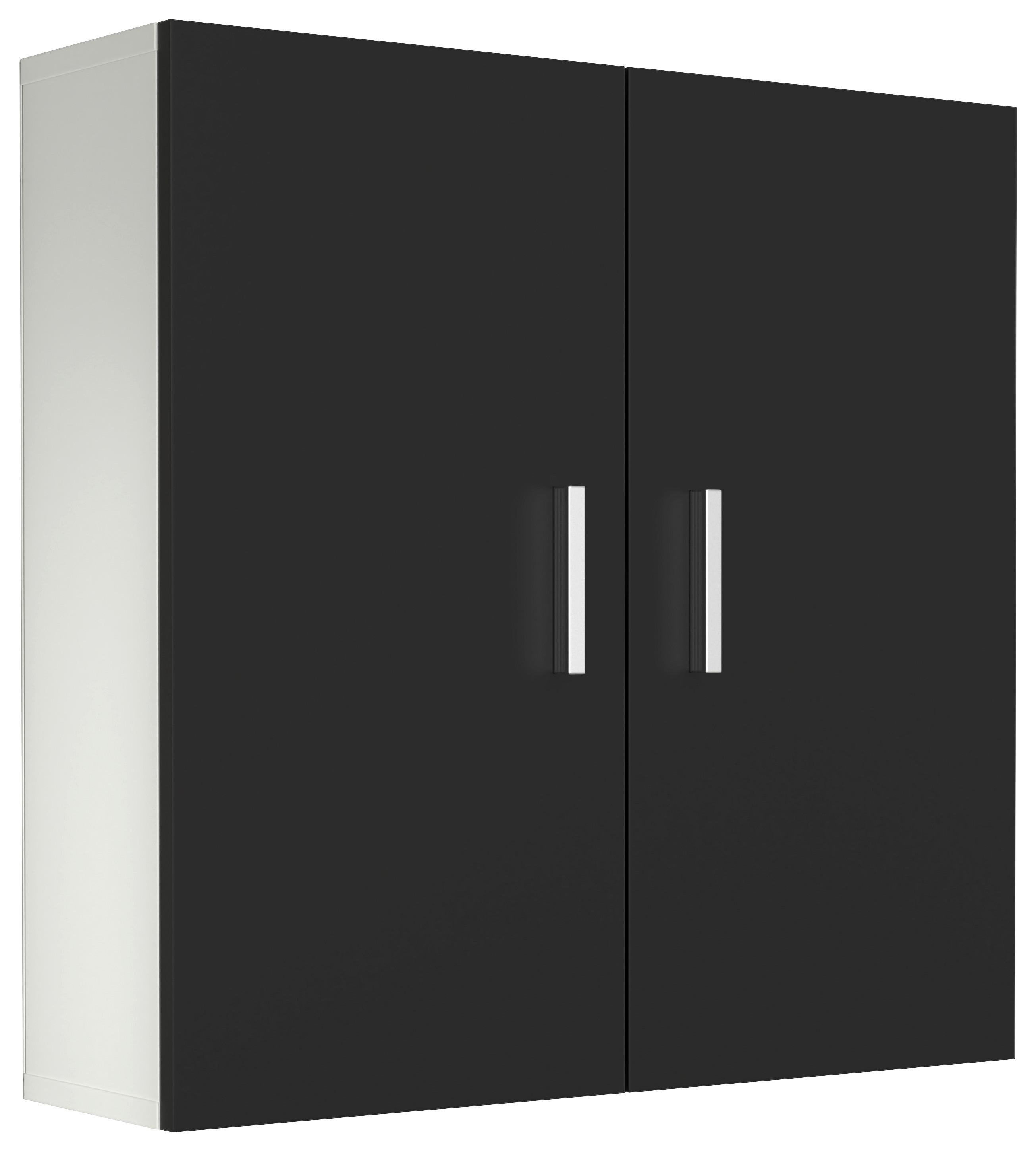 Hängeschrank Zalo Schwarz, Weiß, B: 60cm
