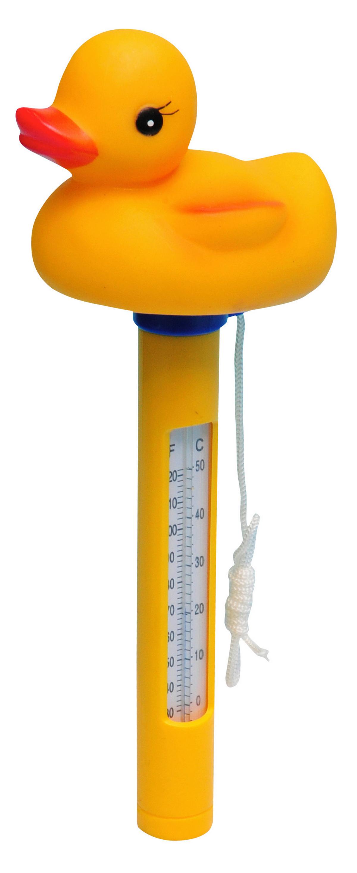 Úszó Hőmérő Pooltrend - borostyánszínű/narancs, Basics, műanyag (11/20/7.5cm)