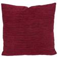 Zierkissen Carmina II 45x45 cm Polyester Bordeaux mit Zipp - Bordeaux, ROMANTIK / LANDHAUS, Textil (45/45cm) - James Wood