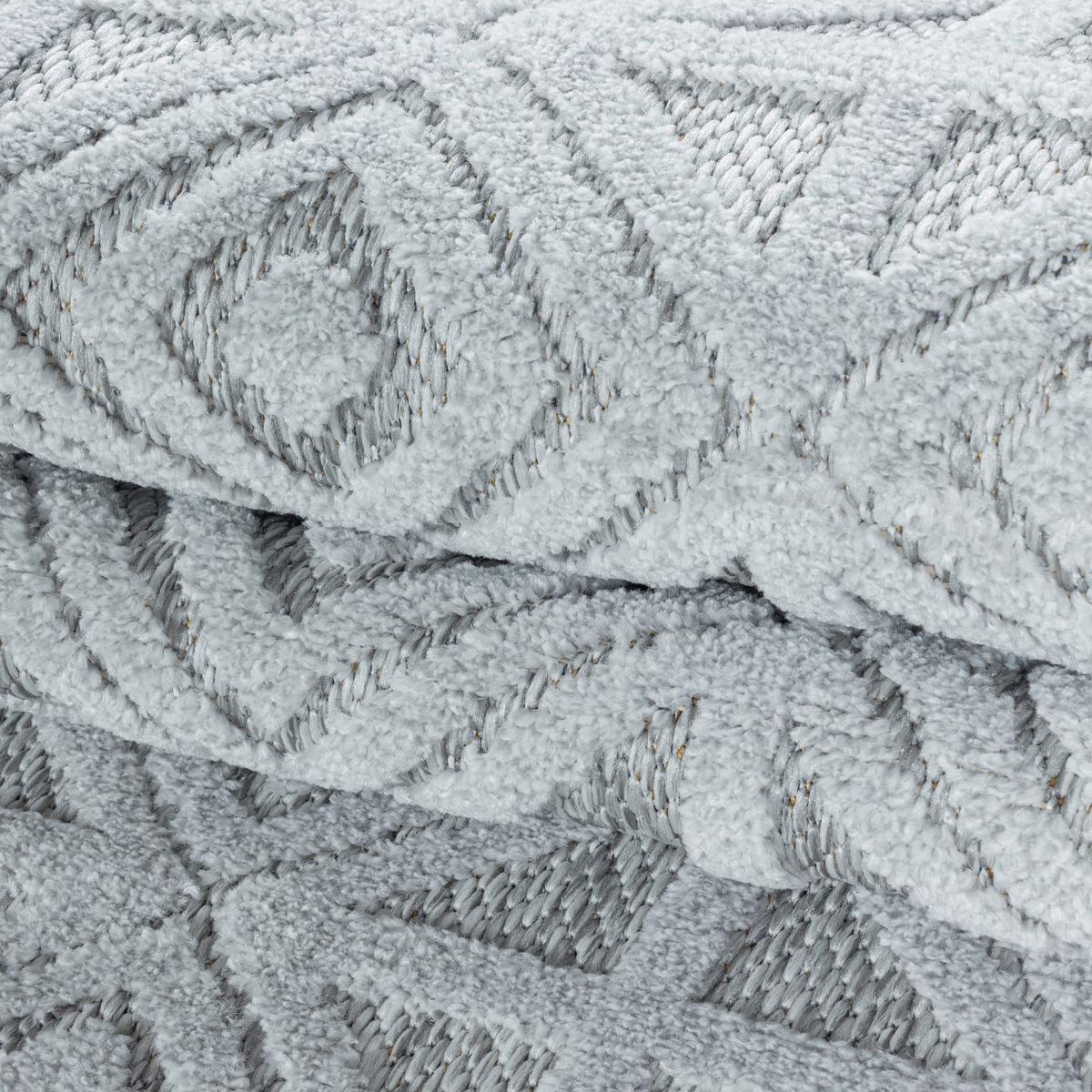 Läufer Bahama - Grau, Design, Textil (80/250cm) - Novel