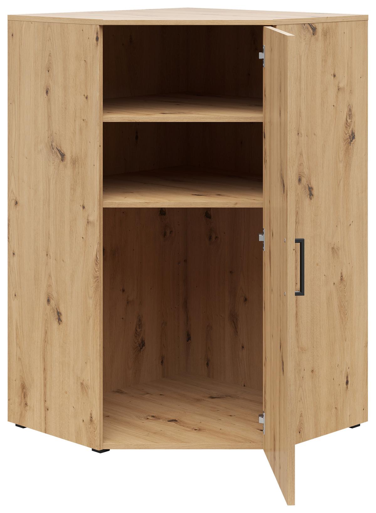 Sarokkomód Cabinet - Artisan tölgy, Modern, faalapú anyag (71,5/71,5cm)