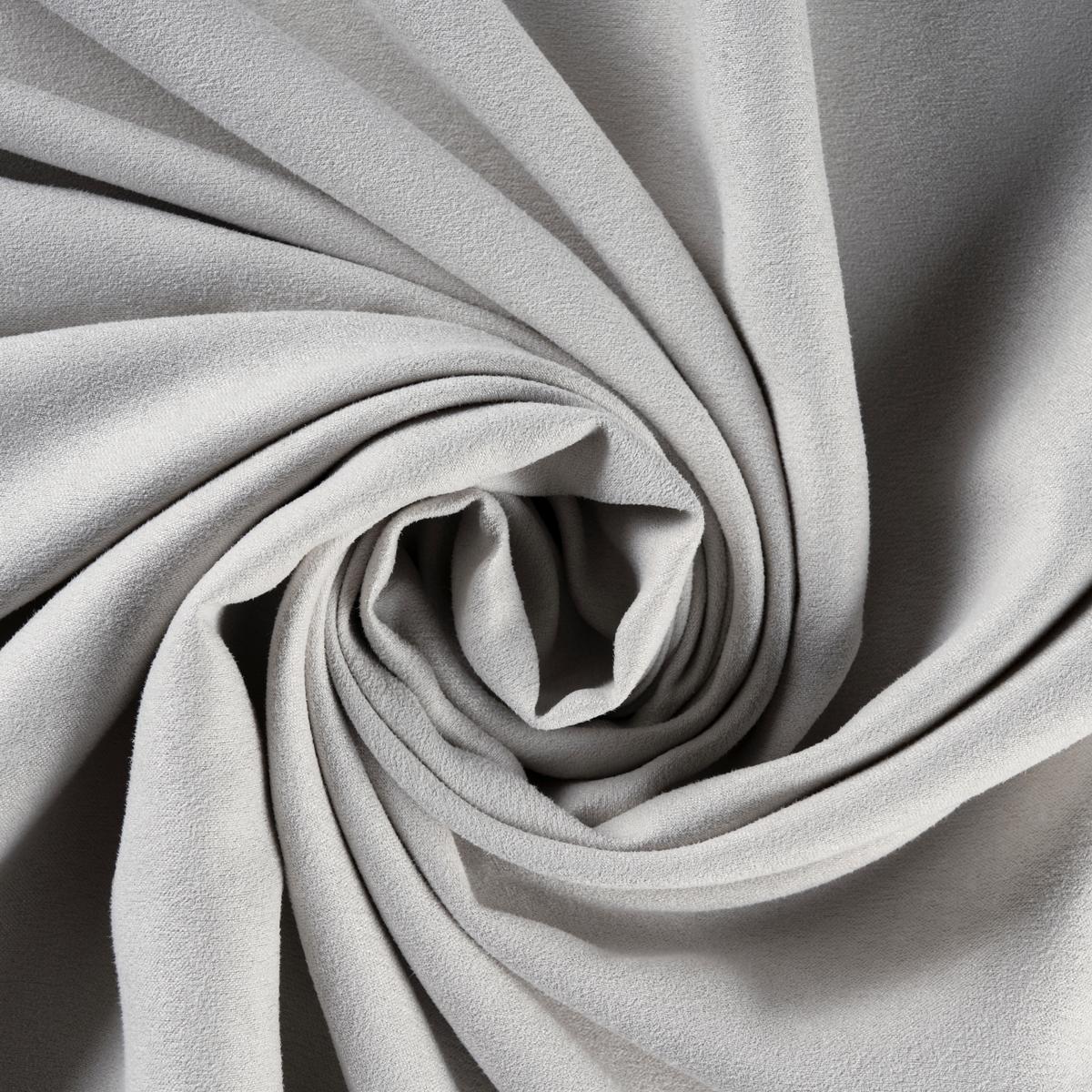 ZÁVĚS S OČKY Velours, 140/245cm, šedá - šedá, Konvenční, textil (140/245cm) - Mömax