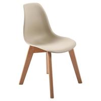 Dětská židle STEVE kašmírová - šampaňská, Moderní, dřevo/plast (32/57/32cm) - Based