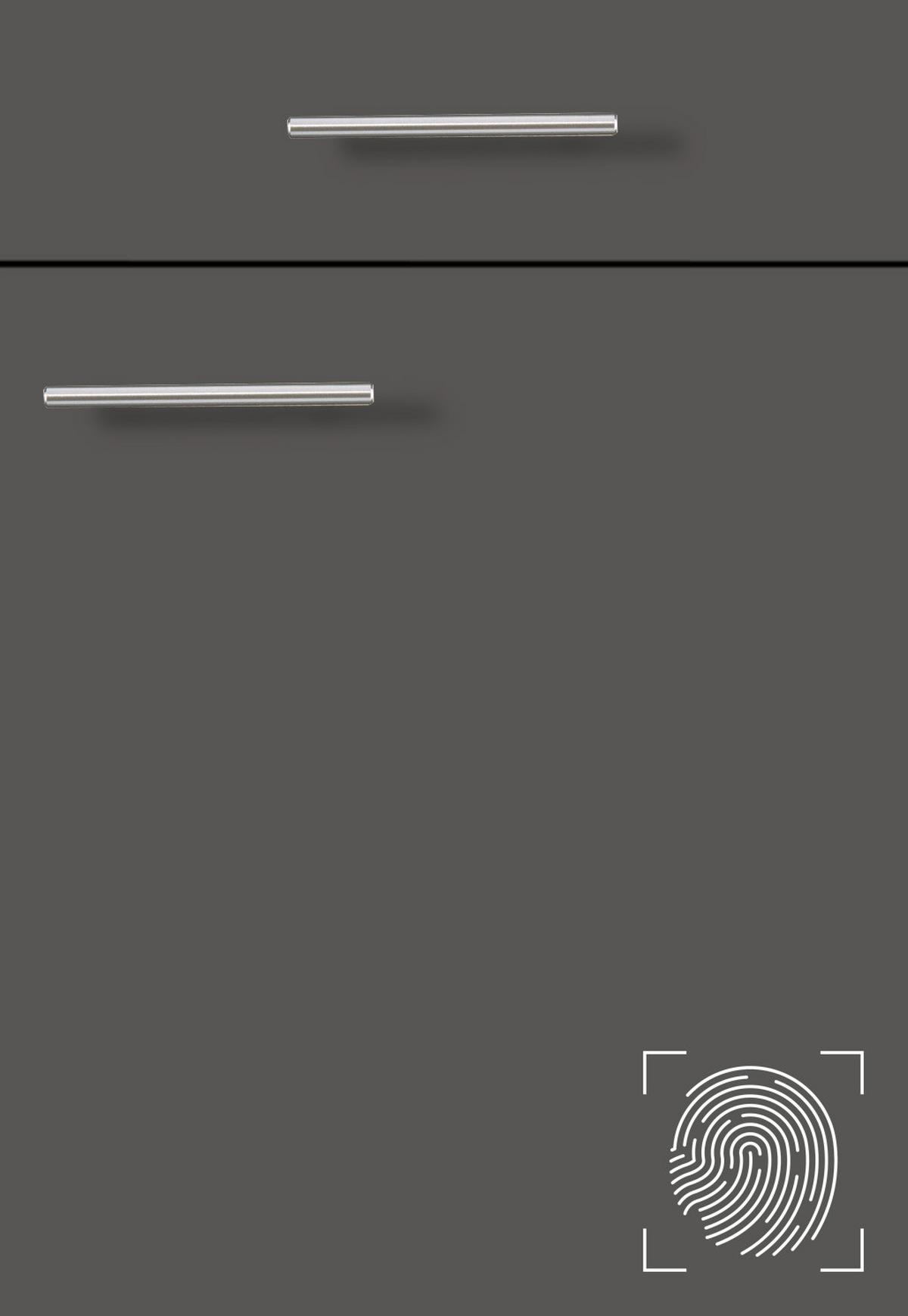 Frontfarbe Ip3150 Grafit Lack Matt - Graphitfarben, MODERN, Holzwerkstoff - Impuls