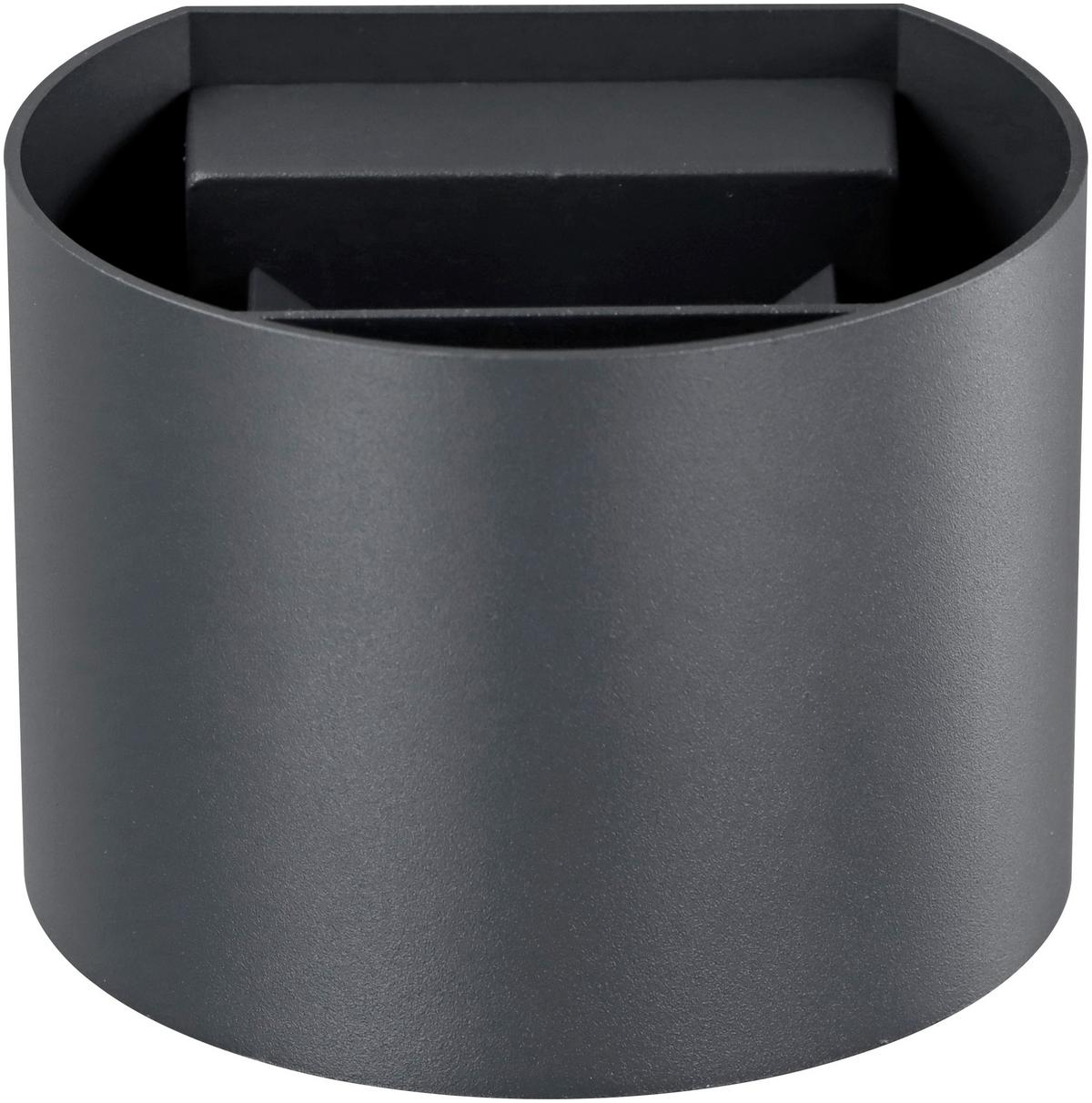 AUSSENWANDLEUCHTE 2528000401696 EBLA - Anthrazit, Design, Metall (10/13,5/12cm)