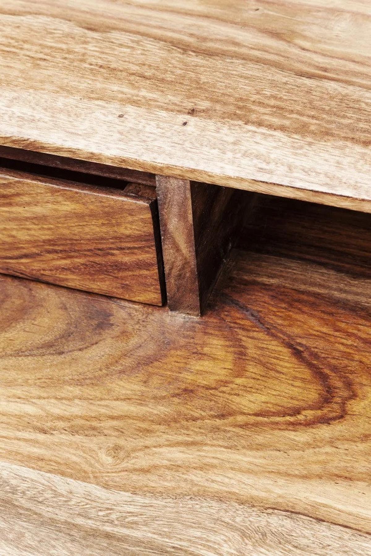 Schreibtisch Brooklyn Nature - Braun, Trend, Holz/Holzwerkstoff (110/85/70cm) - Kare-Design