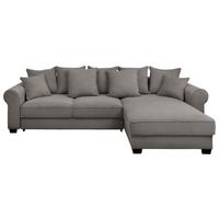 Ecksofa Maureen Braun S: 318x197 Cm - Schwarz/Braun, KONVENTIONELL, Textil (318/197cm) - MID.YOU