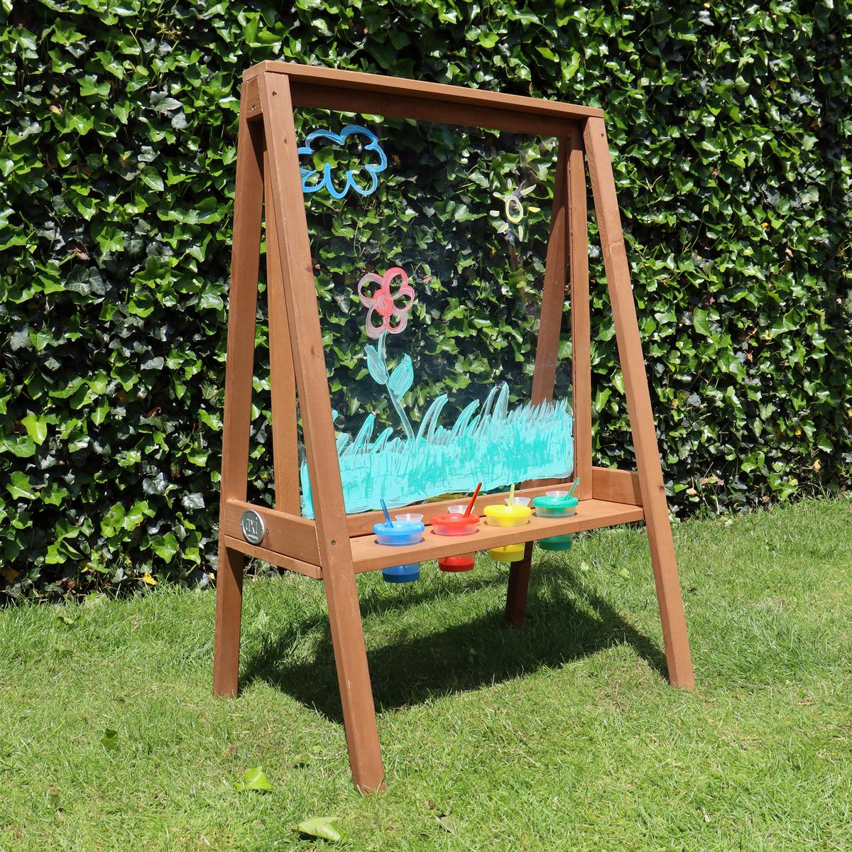 Maltafel Braun, B/h/t: 70x105x50cm - Braun, KONVENTIONELL, Holz (70/105/50cm) - Ambia Garden