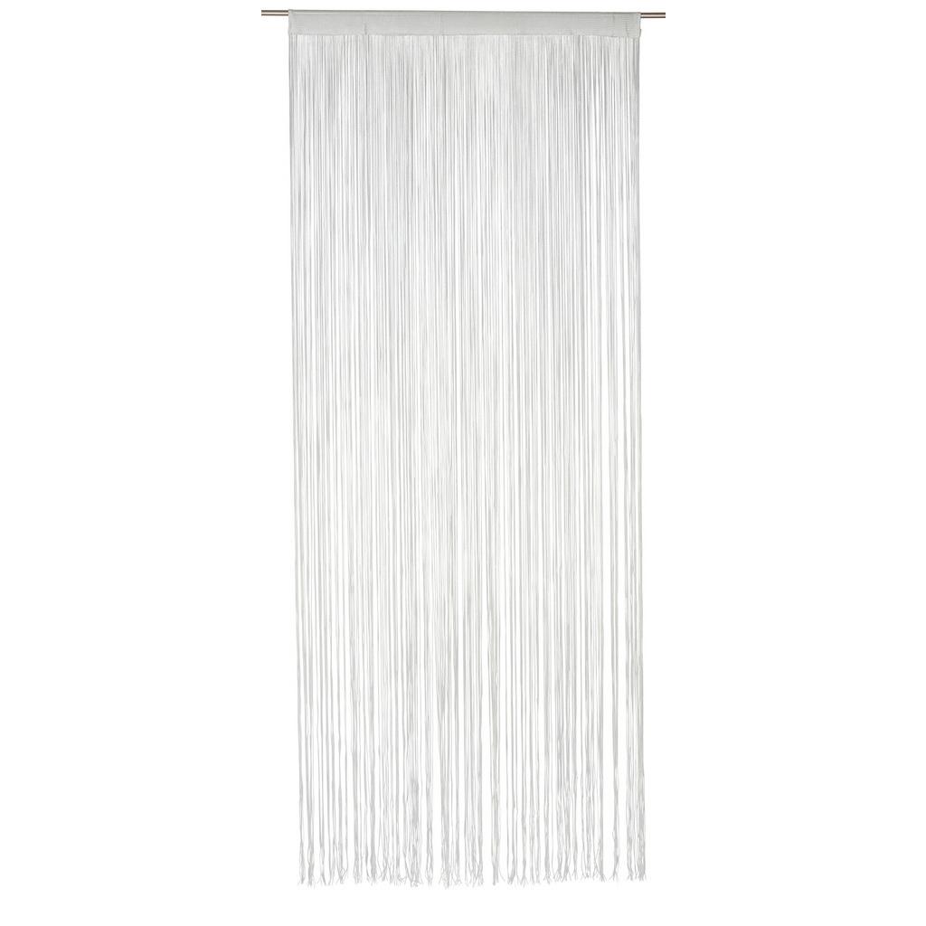 Fadenvorhang + Stangendurchzug Marietta 90x245 Cm Weiß