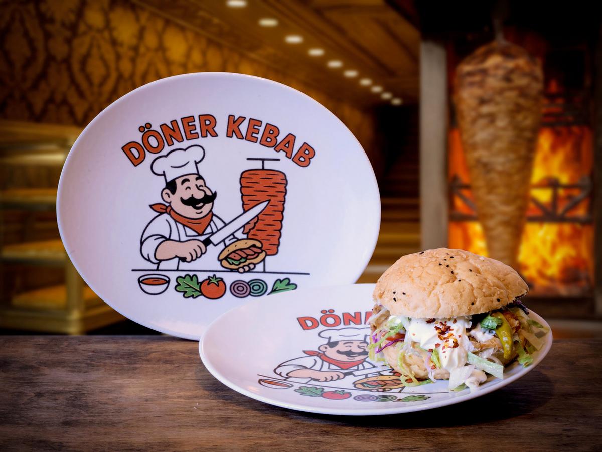 Grillteller Keramik, Multicolor - Multicolor/Weiß, Basics, Keramik - Creatable