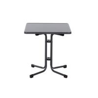 Gartentisch Klappbar Stahl, Holzwerkstoff L: 70 Cm - Anthrazit, KONVENTIONELL, Holzwerkstoff/Metall (70/70/71cm) - Siena Garden