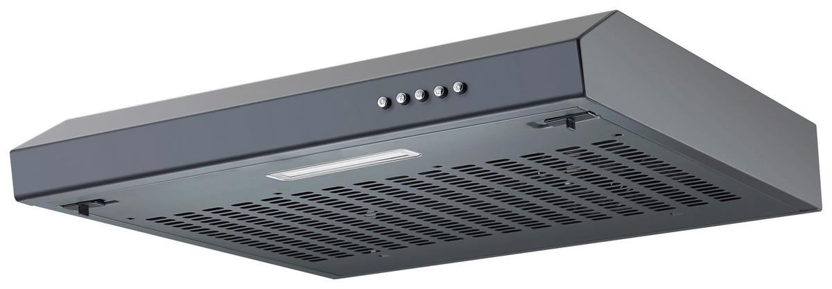DUNSTABZUGSHAUBE Schwarz B: 60cm - Schwarz, Trend, Metall (60/8/46,5cm) - Respekta